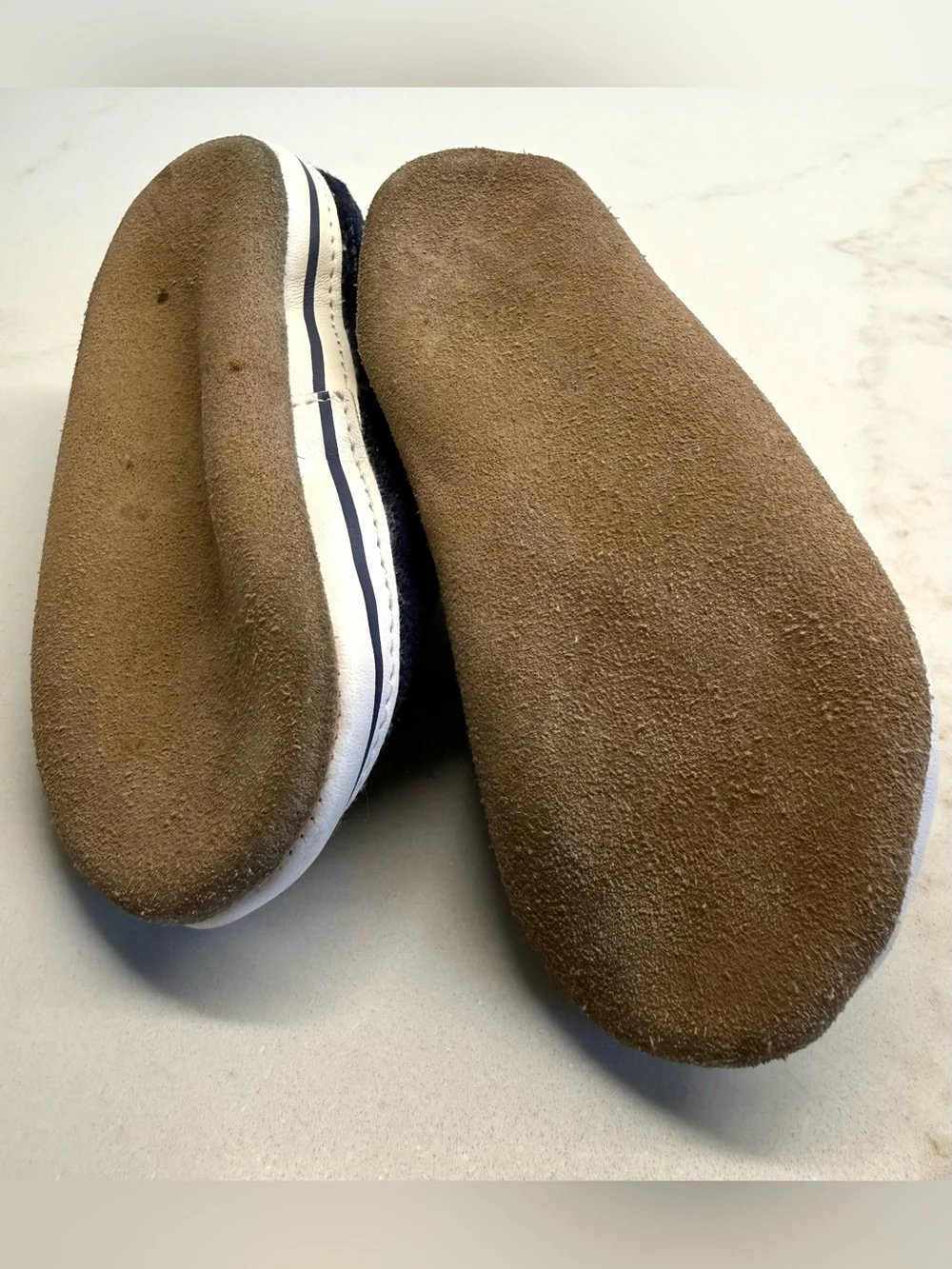 Robeez 12-18M Shoe Bundle | Gray Sneakers & Navy Slip-Ons